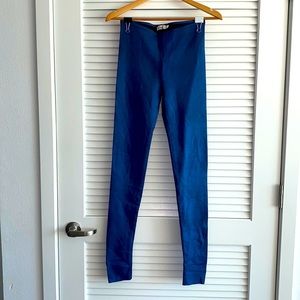 AIKO Metallica Blue Leggings (M). Like NEW